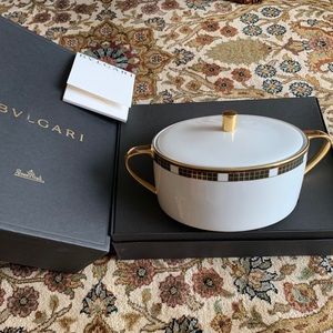 NIB ROSENTHAL BVLGARI Quadri Vegetable Bowl W/Lid